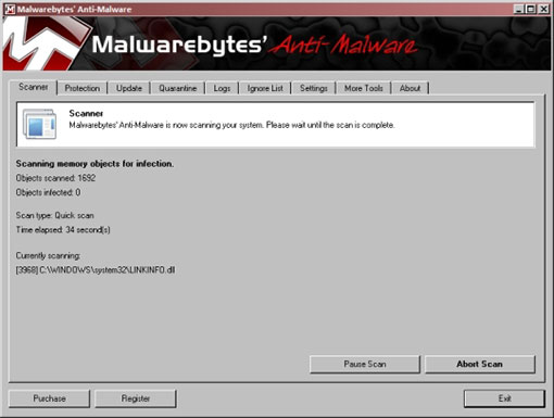 malwarebytes screenshot
