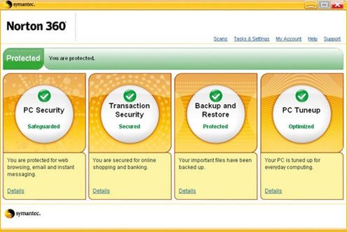 Norton Antivirus Screenshot 1