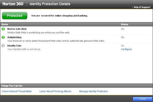 Norton Antivirus Screenshot 1