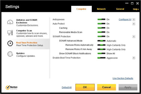 Norton Antivirus Screenshot 2